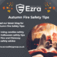 Fire Safety tips for autumn on candle safety, fire safety, halloween safety